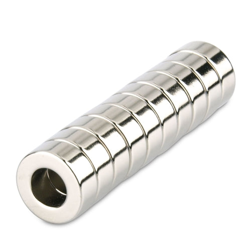 Neodymium Ring Magnets 15mm OD 8mm ID x 6mm - N42